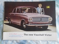 Vauxhall Victor brochure Sep 1961 UK market ref 1314