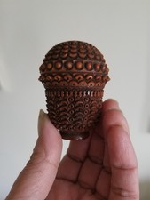 Antique 19c coquilla nut - antique,