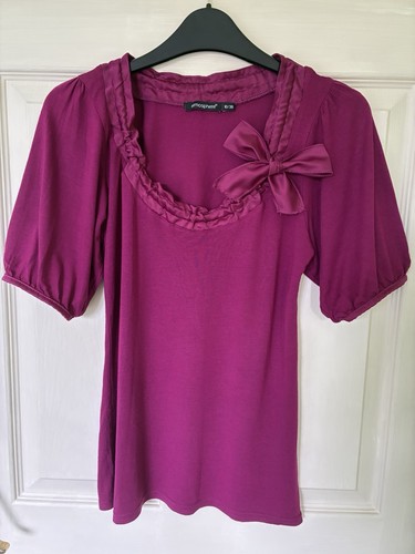 Cerise pink short - short, sleeve