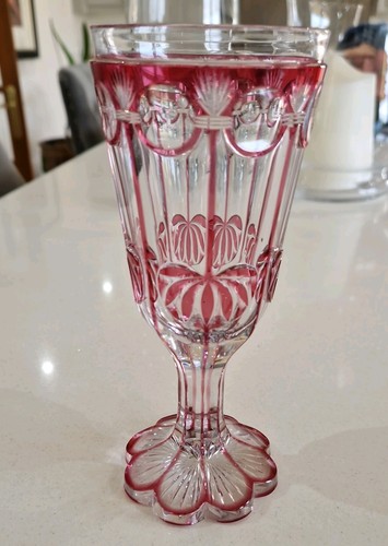 Antique bohemian goblet - bohemian,