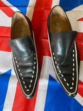 Ben Sherman The JAM, Pau Weller, Mod GIbson JAM Shoes Black & White SIZE 8