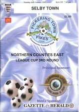 Pickering Town v Selby Town 16/01/07 NCE League Cup 3rd Round