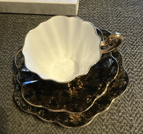 Royal stuart bone - china, black
