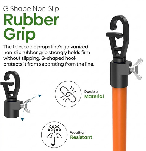 Heavy duty extendable - 2.6m,