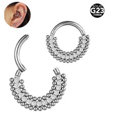 16G G23 Titanium Piercing