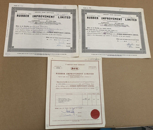 Rubber improvement limited - rubber,