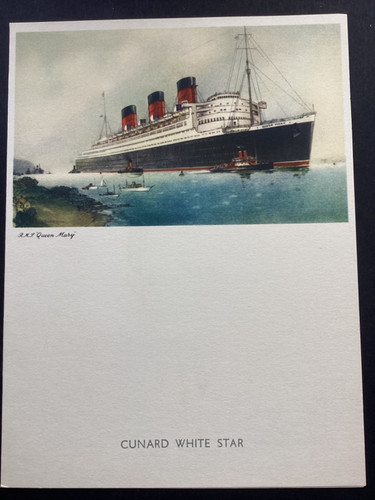 Cunard white star rms - cunard,