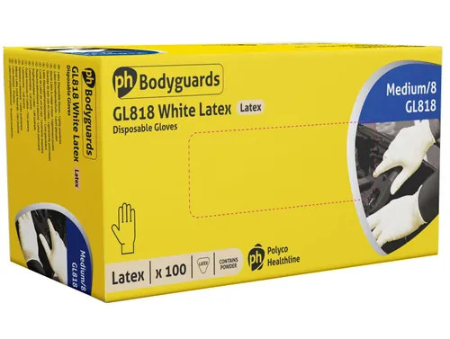 White latex box 100 - latex, of