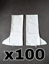 100x White Boot Covers Fancy Dress Accessories 70s Bundle Carboot Money Joblot