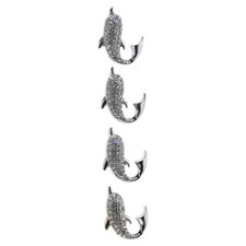  4 Pcs Dolphin Drawer Handles
