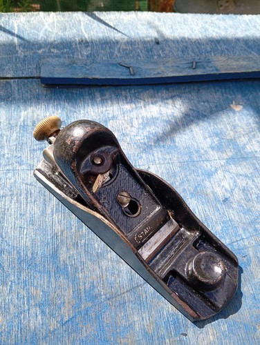 Stanley block plane - block, brass