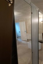 New Modular Wenge Mirrored 5 Door Wardrobe Double Single