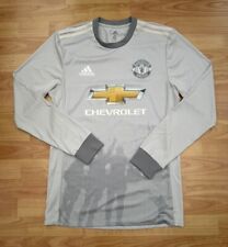 Men’s Adidas Manchester United 17/18 3rd Shirt Player Issue LS Size M 6