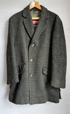 Vintage Black Panther John Collier Wool & Cashmere Car Coat Size M Chest 40"