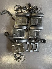 5 Polycom VVX400 BT Branded VOIP Phones Job Lot