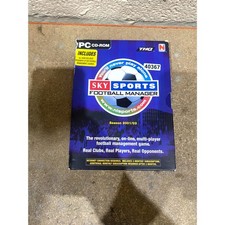 Sky Sports Football Manager Season 2001/02 (PC, 2001) THQ Sports Video Game CIB
