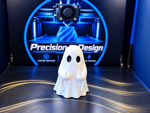 Middle finger ghost figure - middle,