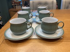 DENBY REGENCY GREEN 6 X CUPS