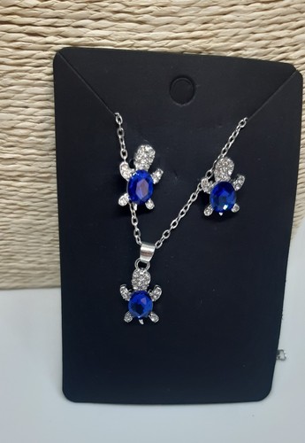 Small turtle necklace earring - small,