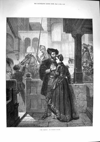Original old antique print - original,