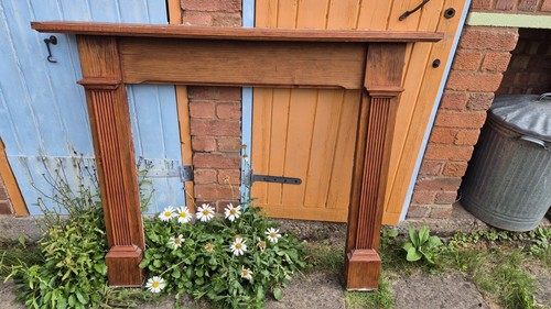 Wooden fire surround - fire,