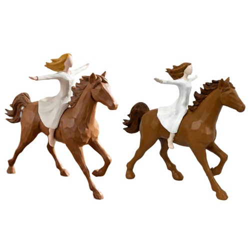 Horse figurine statue resin - horse,