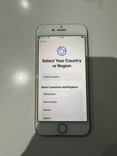 Apple iPhone 8 64GB Unlocked rose gold  (CRACKED) passcode 1111111