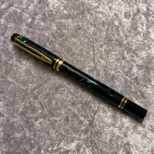 Vintage Waterman Le Man 200 Rhapsody Ballpoint Pen in Green Marble c1985