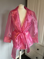 Unique Pink Sheer Organza