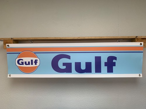 Gulf oil banner - gulf, motor