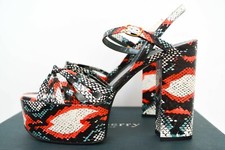 Mulberry Snakeskin Heels