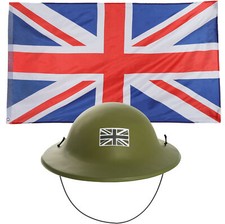 UNION JACK FLAG & GREEN ARMY