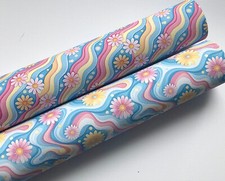 PACK OF 2 WAVY DAISY CANVAS