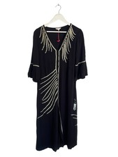 Monsoon Black Embroidered