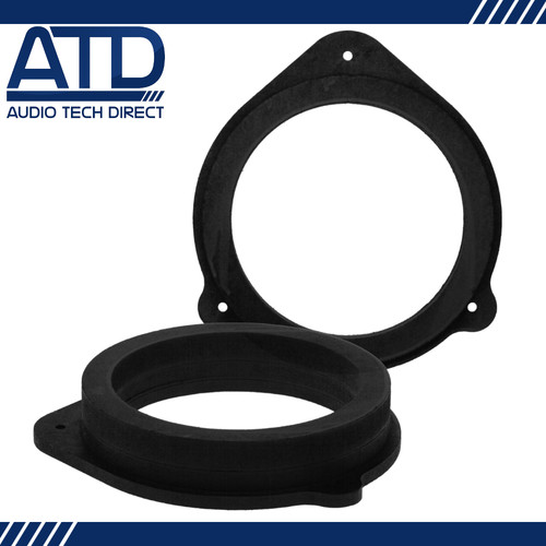 Mdf front rear 165mm - mdf, 6.5"