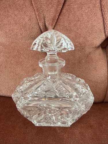Small decanter glass - glass, vintage