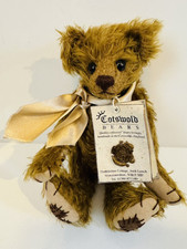Gorgeous Handmade Teddy Bear 'Spice' -  L/E 1 of 10 by Cotswold Bears.  11 in