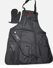 Snap-On Tools BBQ Apron Bottle Opener & Oven Glove Set  Genuine New