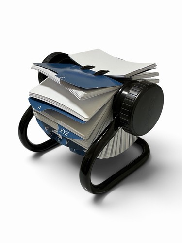 Rolodex open rotary card - open, file