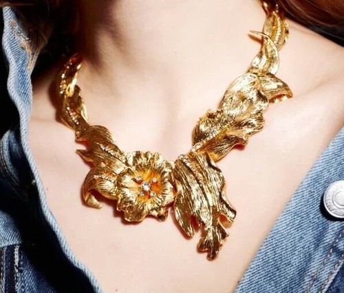 Zara flower and strass - zara,