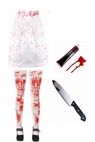Adult child bloody stained - bloody,