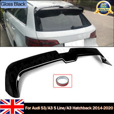 For AUDI A3 S-line S3 8V 5Dr 14-20 Rear Roof Spoiler Oettinger Style Gloss Black
