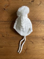 SATILA Pom Pom Bobble Hat White 1-3 Years