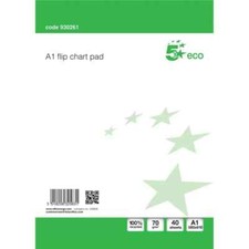 A1 Flip chart Pad Plain  Paper