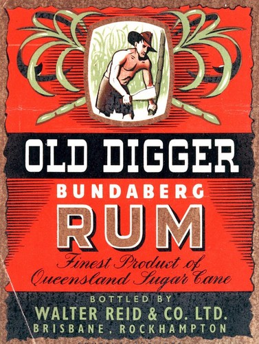 Old digger rum retro - old,