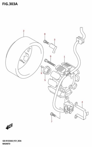 Suzuki genuine magneto stator - suzuki,