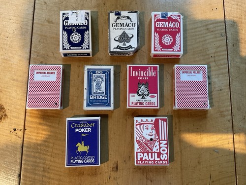 Vintage playing cards lot 9 - vintage,