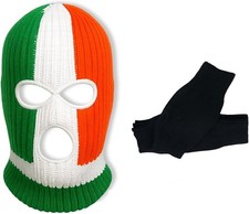 2Pcs Irish Balaclava, Green