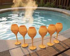 6 x Veuve Clicquot Acrylic