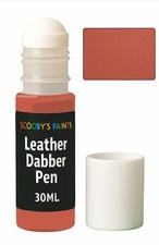 Orange Red Opal Leather Paint